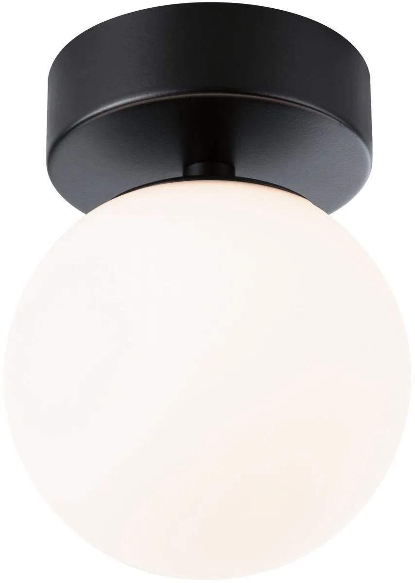 Paulmann Selection Bathroom LED Plafondlamp Gove IP44 - 3000K 400lm - Zwart mat