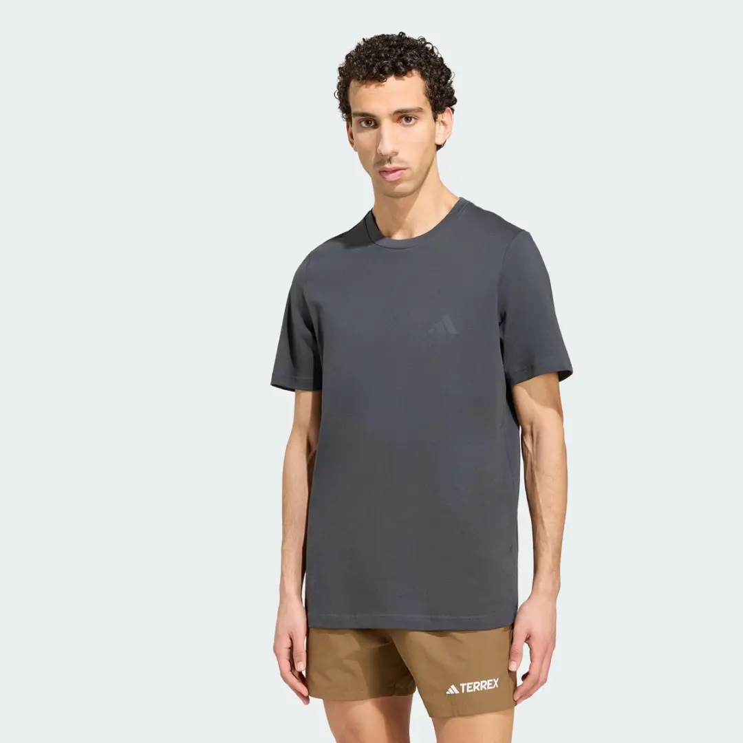 adidas Terrex Mountain Graphic T-shirt - Heren - Grijs - afbeelding 4 van 6