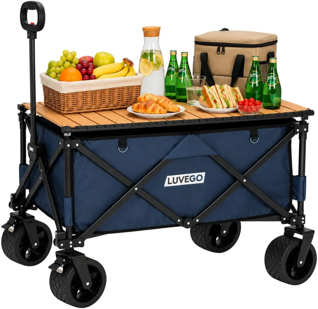 Luvego Opvouwbare Bolderkar Met Tafel Set