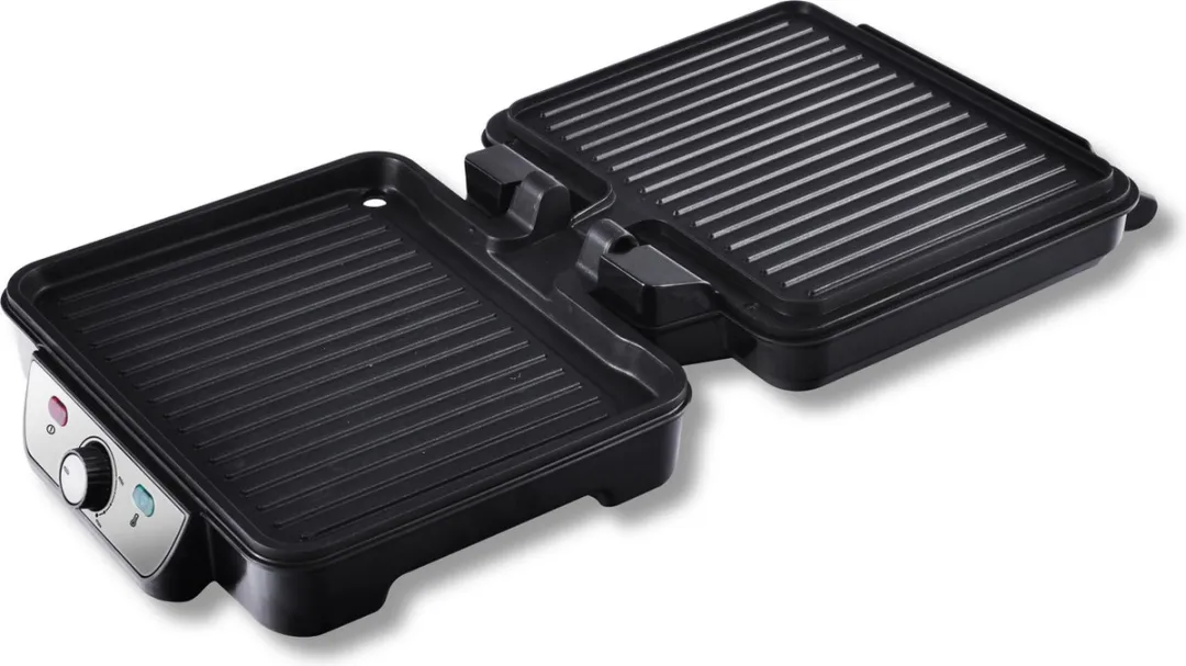 Inventum CG618 Contactgrill 1800W - 28x23cm - PFAS-vrij - Zwart