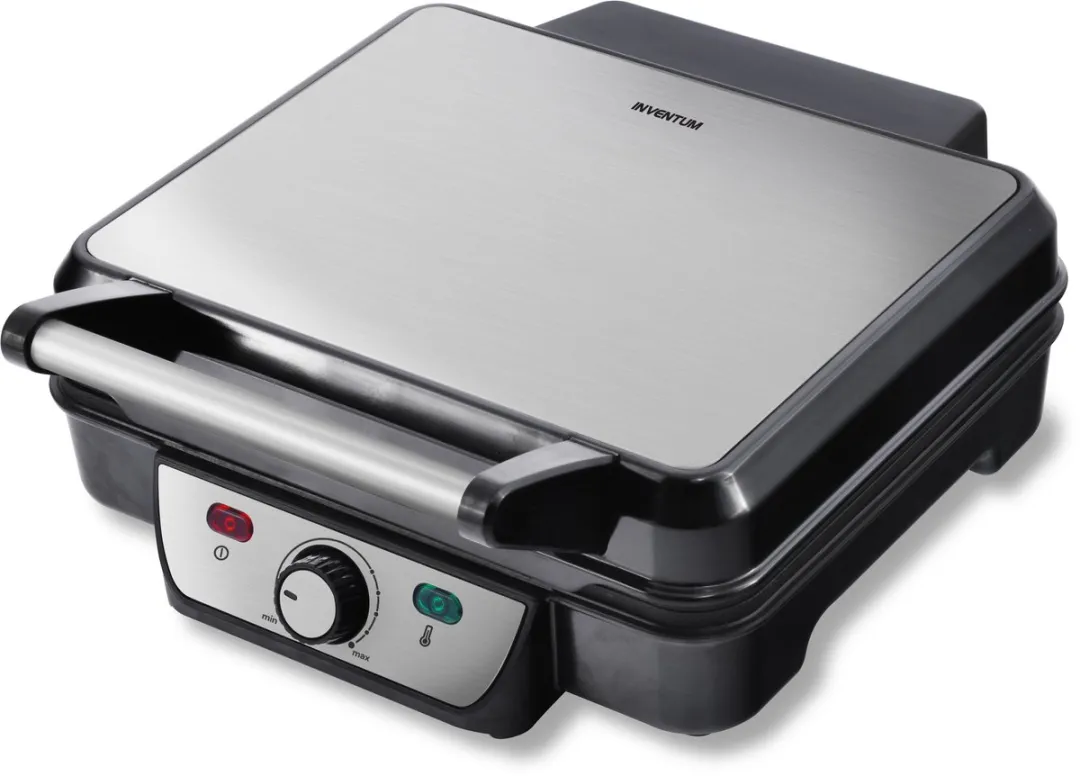 Inventum CG618 Contactgrill 1800W - 28x23cm - PFAS-vrij - Zwart