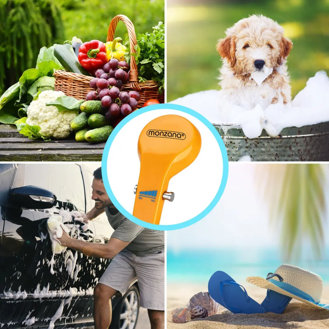 Campingdouche met Onderwaterpomp 12V - Geel - afbeelding 3 van 6