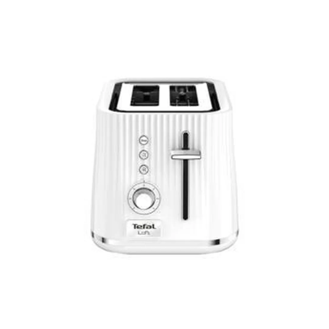 Tefal Loft TT761138 Sandwichmaker - 2 Sneden - Chroom/Wit