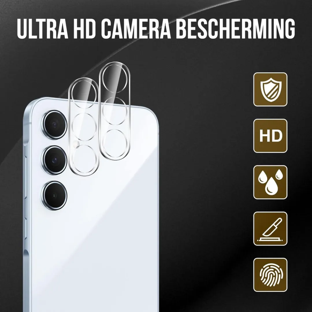 NUVEX Screenprotector & Camera Lens Protector Samsung Galaxy A55 - 6 Stuks - afbeelding 6 van 6