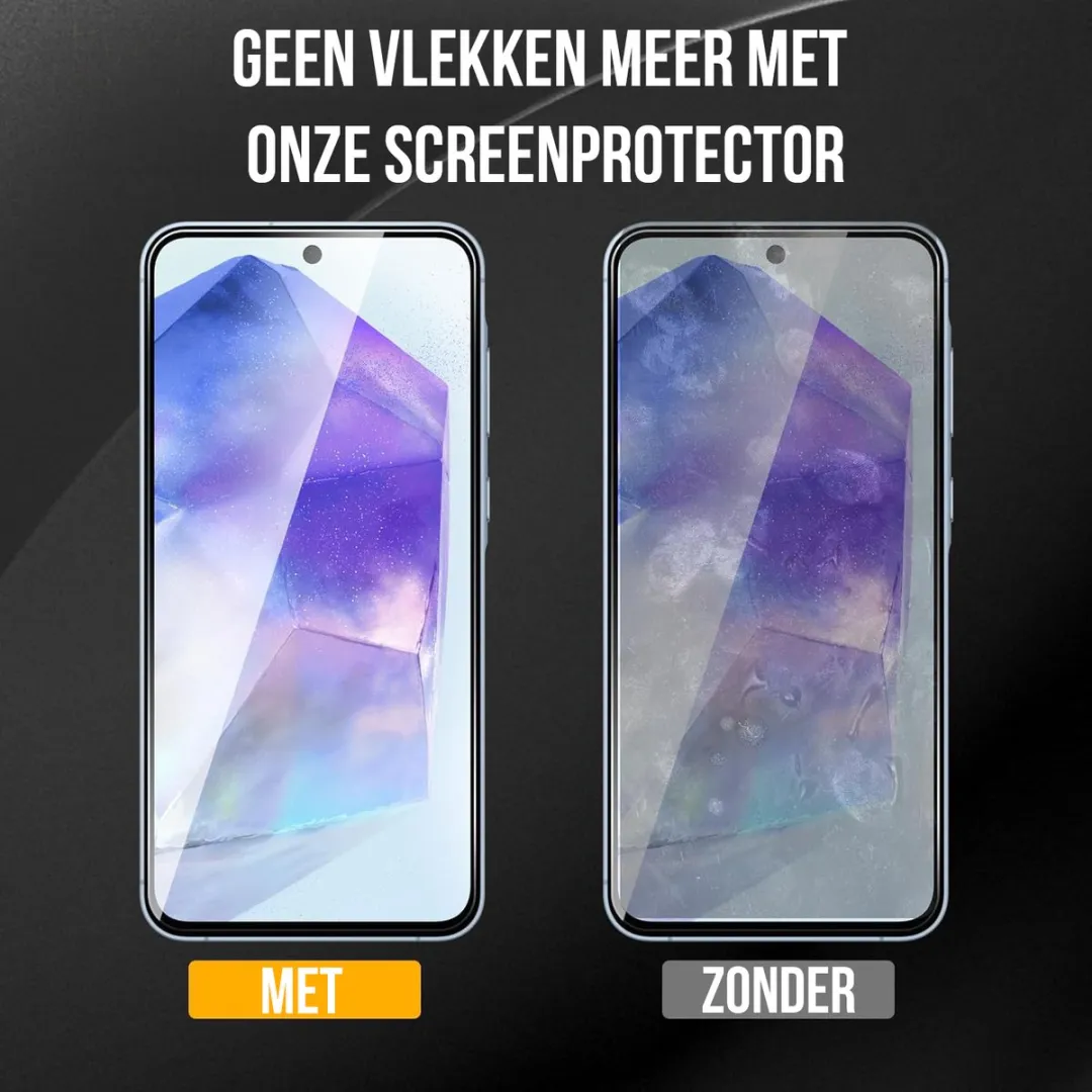 NUVEX Screenprotector & Camera Lens Protector Samsung Galaxy A55 - 6 Stuks