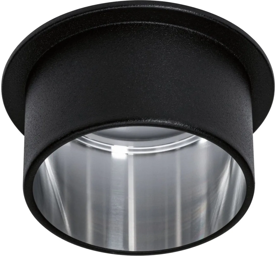 Paulmann LED-inbouwlamp 3-Step-Dim Coin 6W 470lm 2700K - IP44 Zwart mat