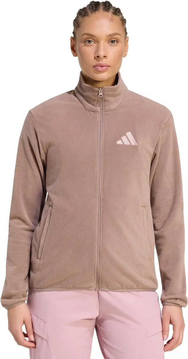 Adidas Terrex Multi Essentials Fleece Jack Dames - Bruin