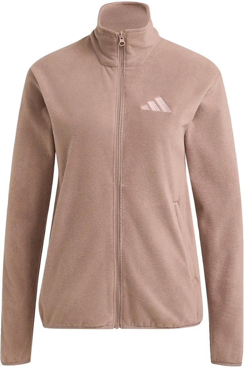 Adidas Terrex Multi Essentials Fleece Jack Dames - Bruin - afbeelding 3 van 6