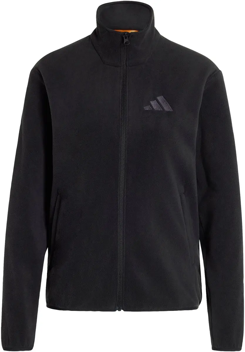 adidas Terrex Multi Essentials Fleece Jack Met Lange Ritssluiting Dames - Zwart - L - afbeelding 4 van 6