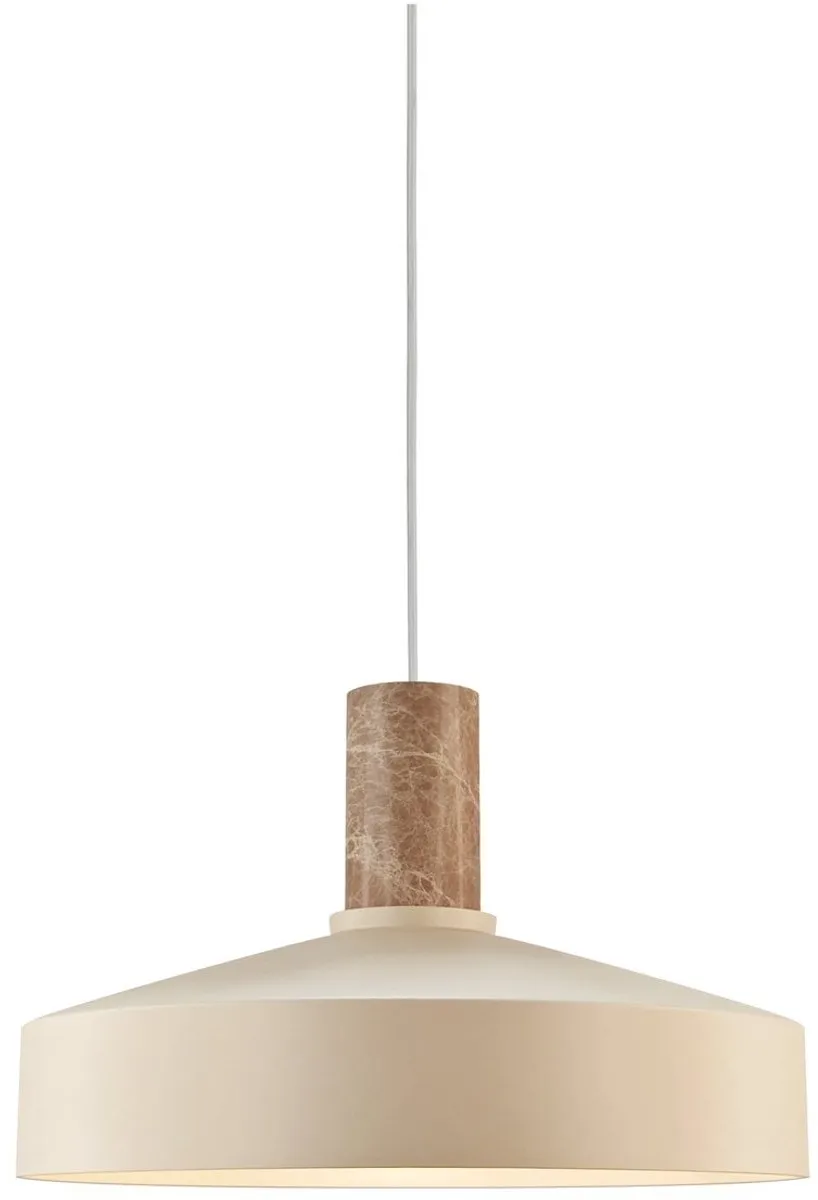 Nordlux Elvas Marmer Hanglamp E27 - Ø37,5cm - Beige