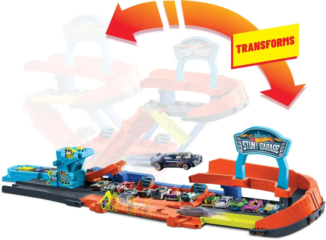 Hot Wheels City Transformerende Stuntgarage JHL94 - Meerkleurig