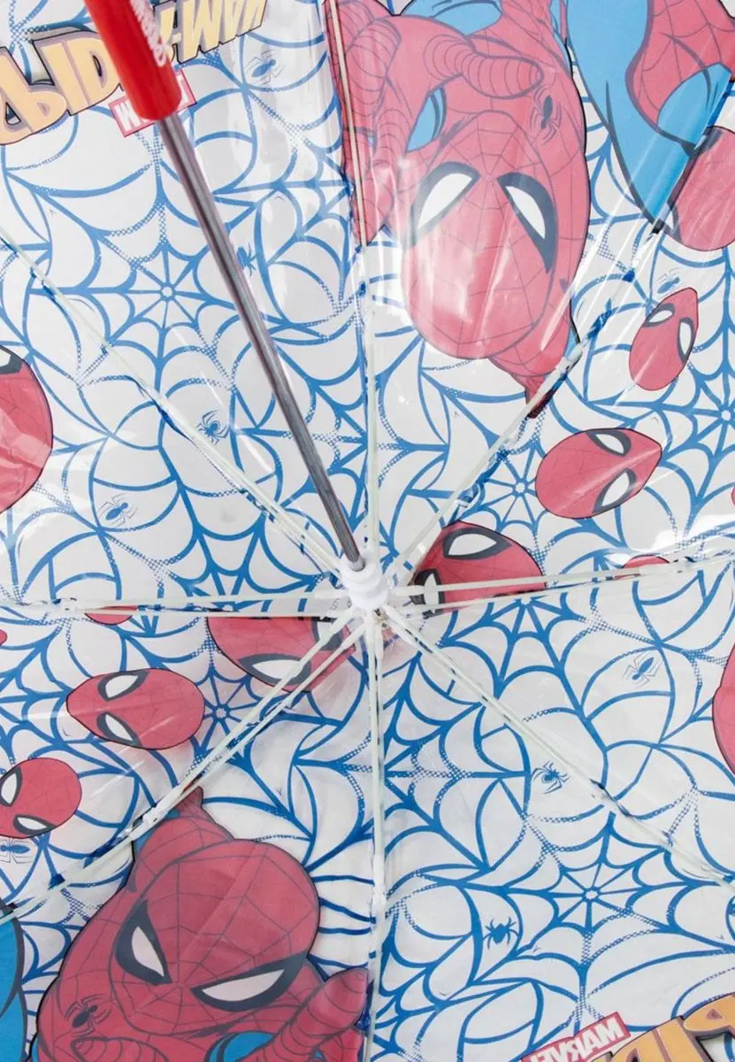 Spiderman Transparante Paraplu Handmatig Kind