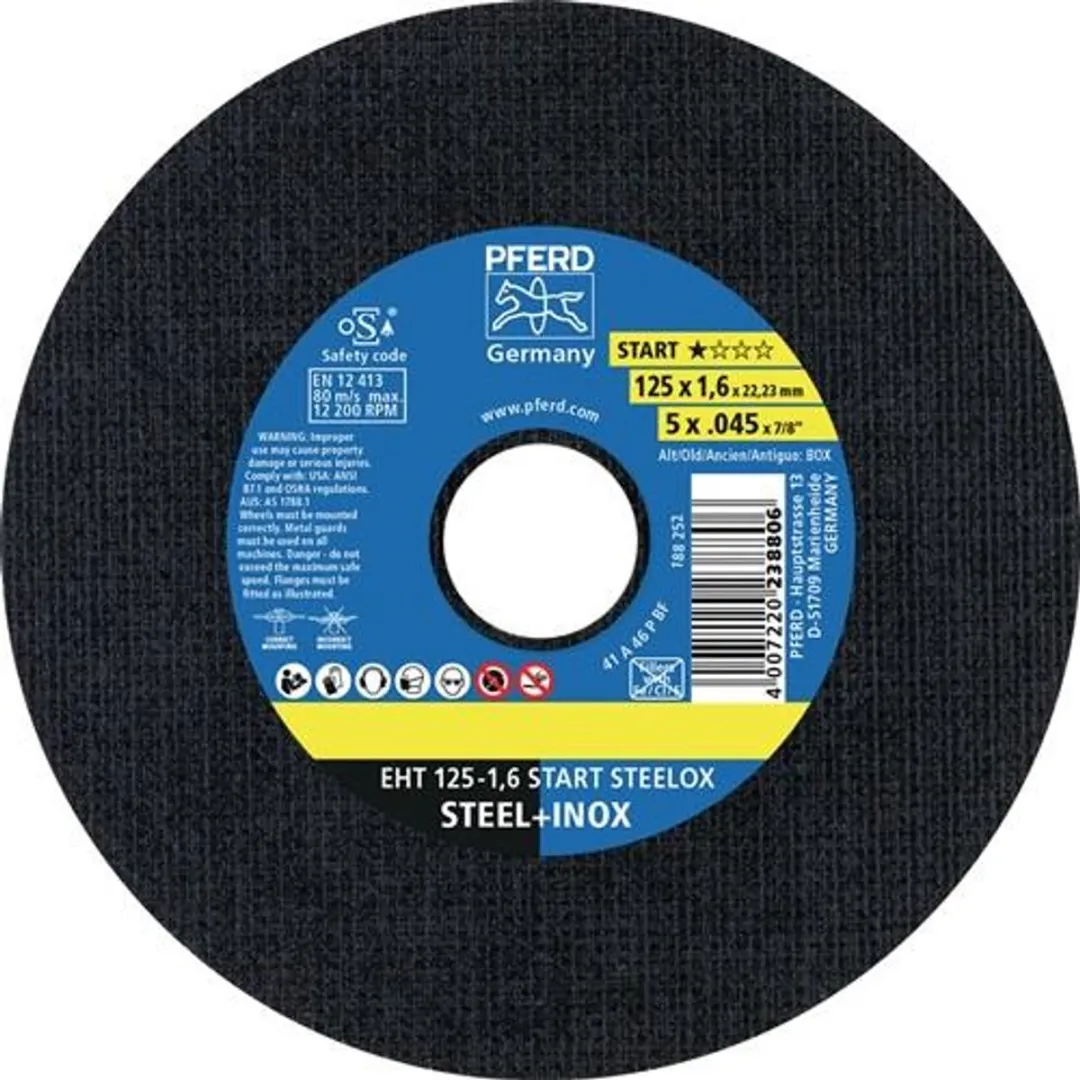 Pferd STEELOX Snijschijf D125x1,6mm