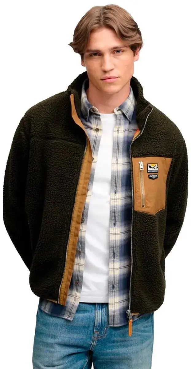 Superdry Mountain Full Zip Fleecejack - Heren - afbeelding 5 van 6