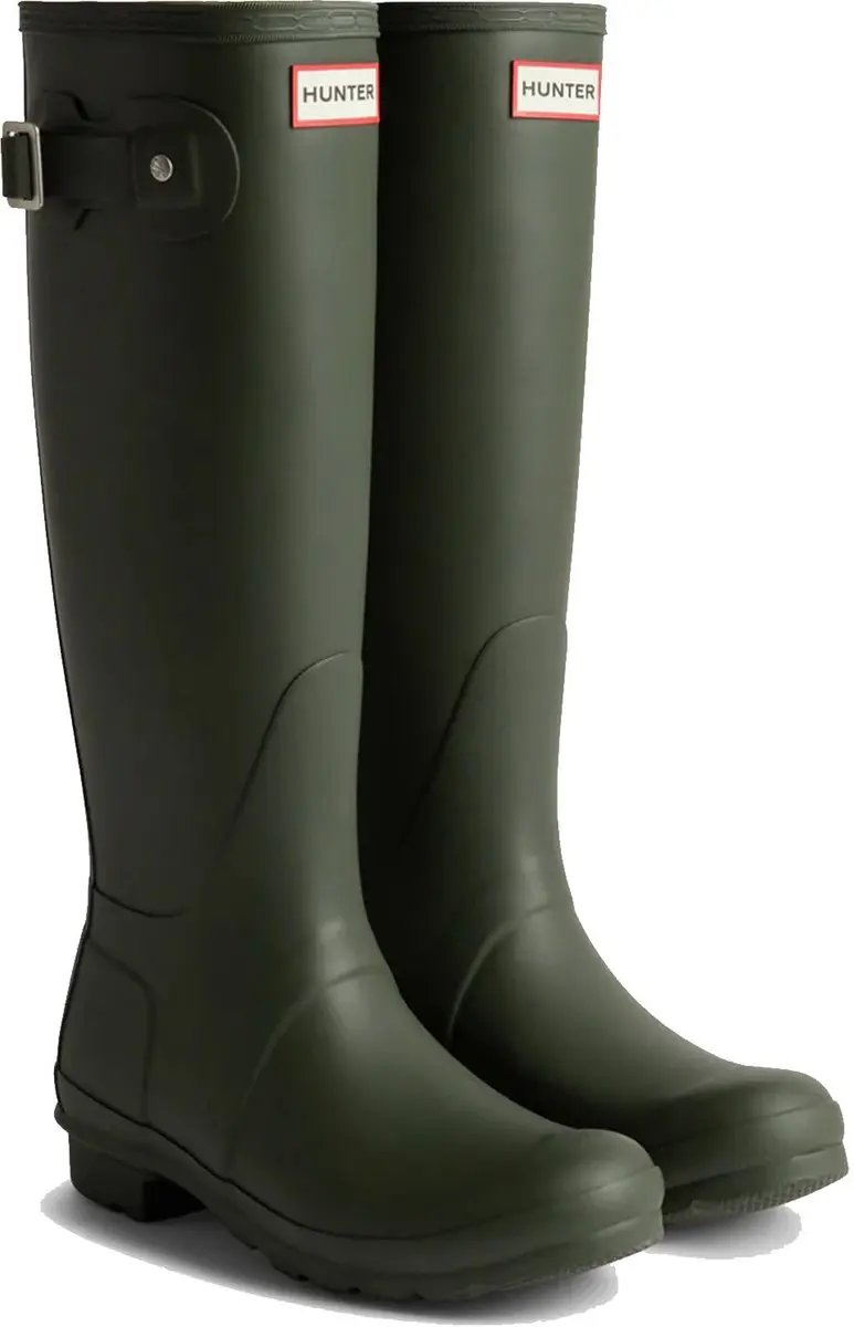 Hunter Original Tall Regenlaars Dames - Groen - afbeelding 5 van 6