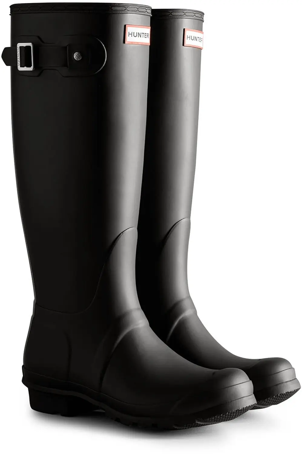 Hunter Original Tall Backprint Laarzen - Zwart - 38 - afbeelding 4 van 6