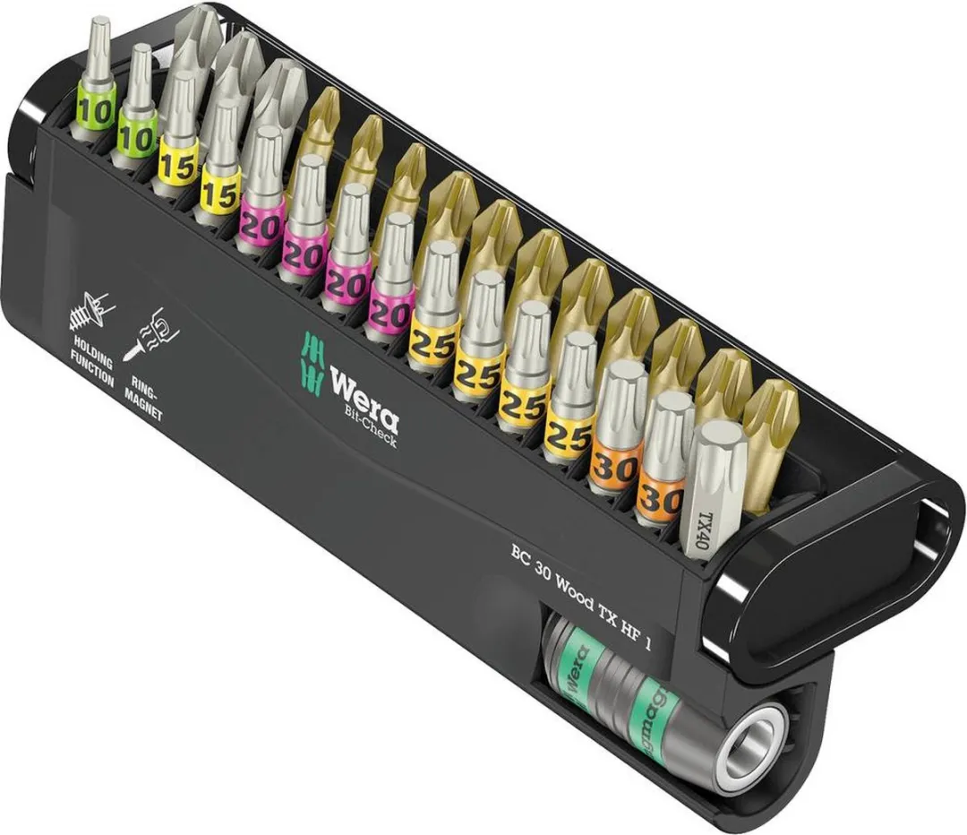 Wera Bit-Check 30 Wood TX HF 05057436001 Bitset - 30-delig