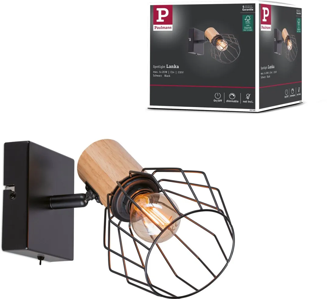 Paulmann Spotlight Lanka E14 20W