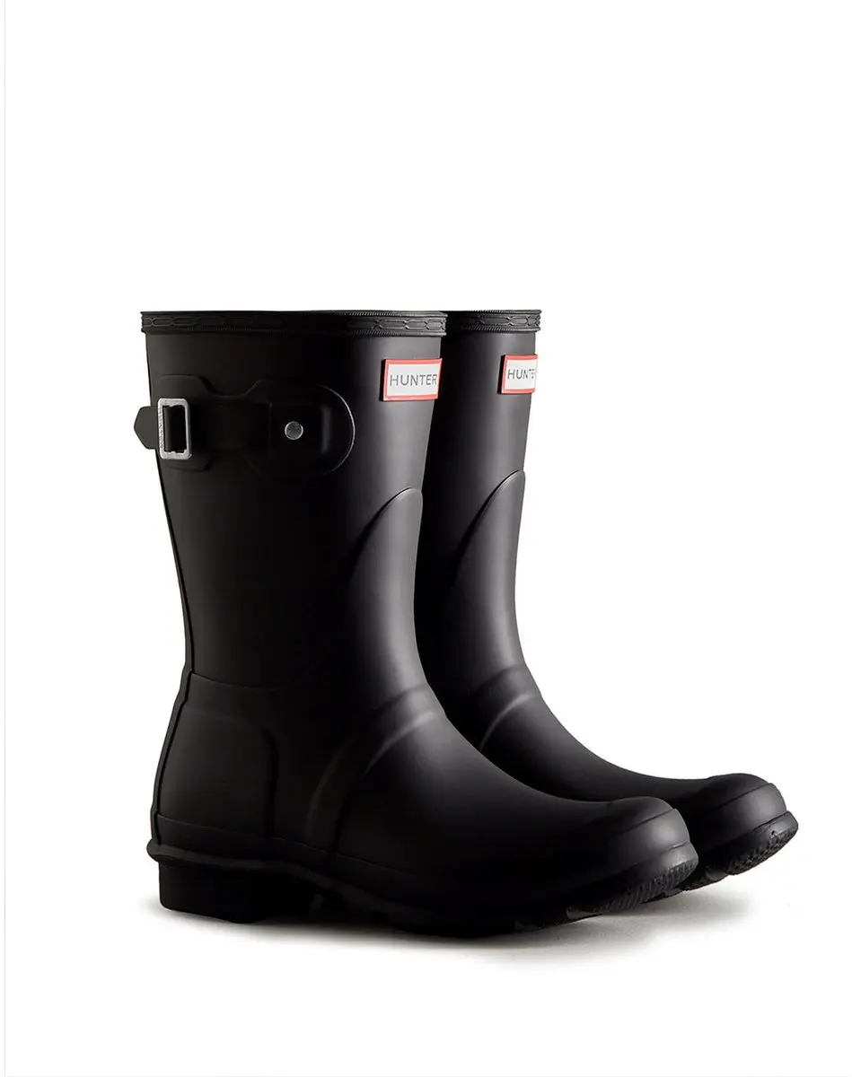 Hunter Original Short Regenlaarzen Dames - Zwart - 40/41 - afbeelding 4 van 6