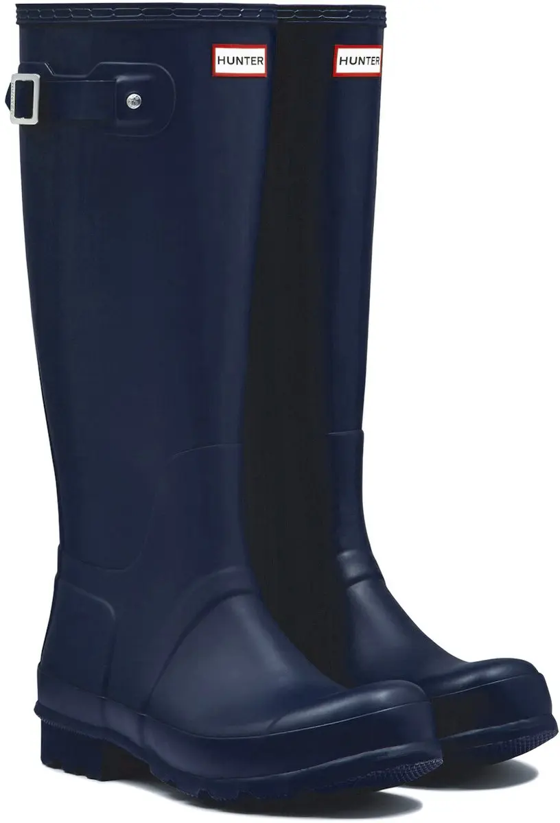 Hunter - Regenlaarzen voor heren - Original Tall Wellington - Marineblauw - maat 45-46EU