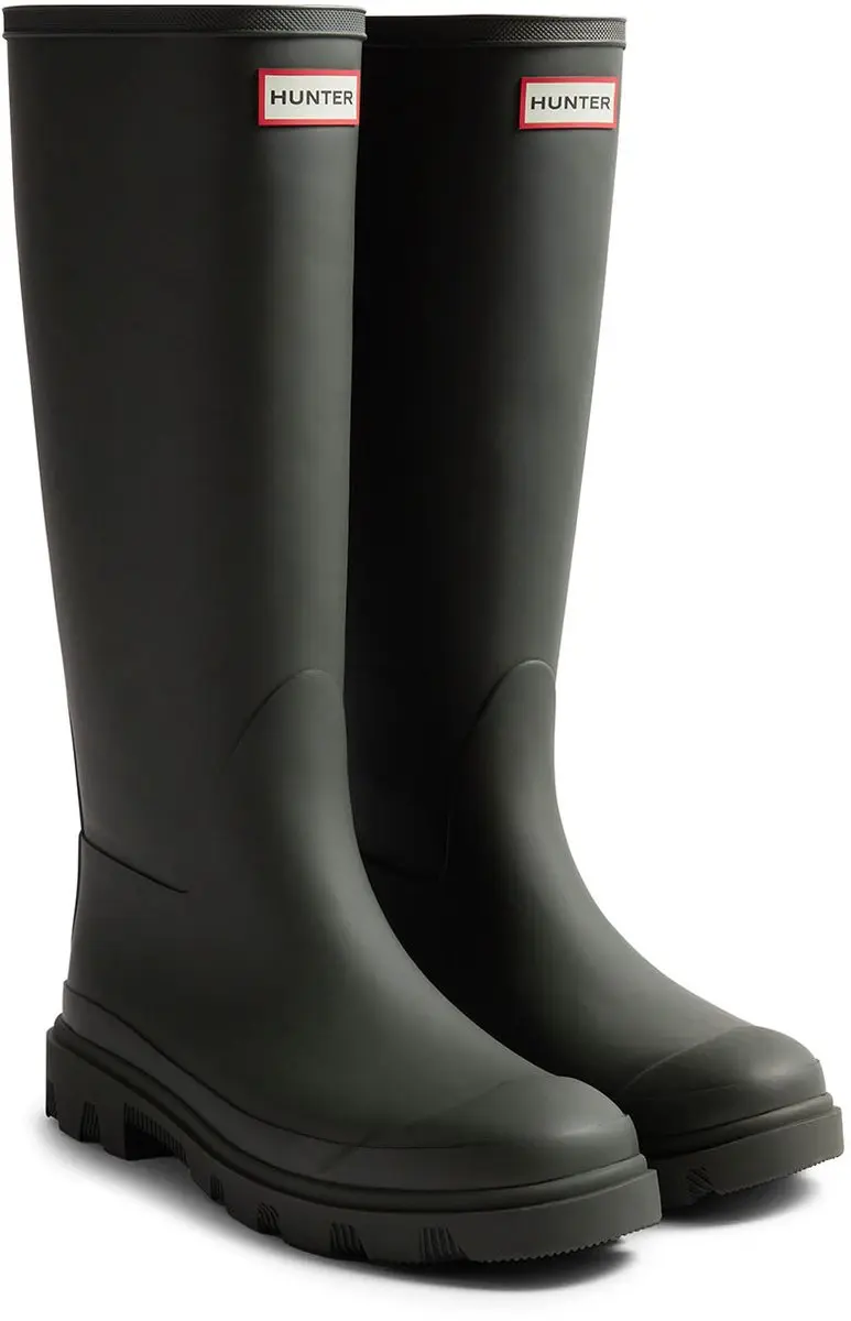 Hunter Downpour Hoge Regenlaarzen Unisex - Donkergroen - afbeelding 4 van 6