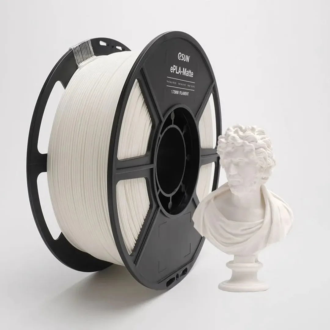 ESUN ePLA-Matte Melkwit 3D Printerfilament 1kg - 1.75mm