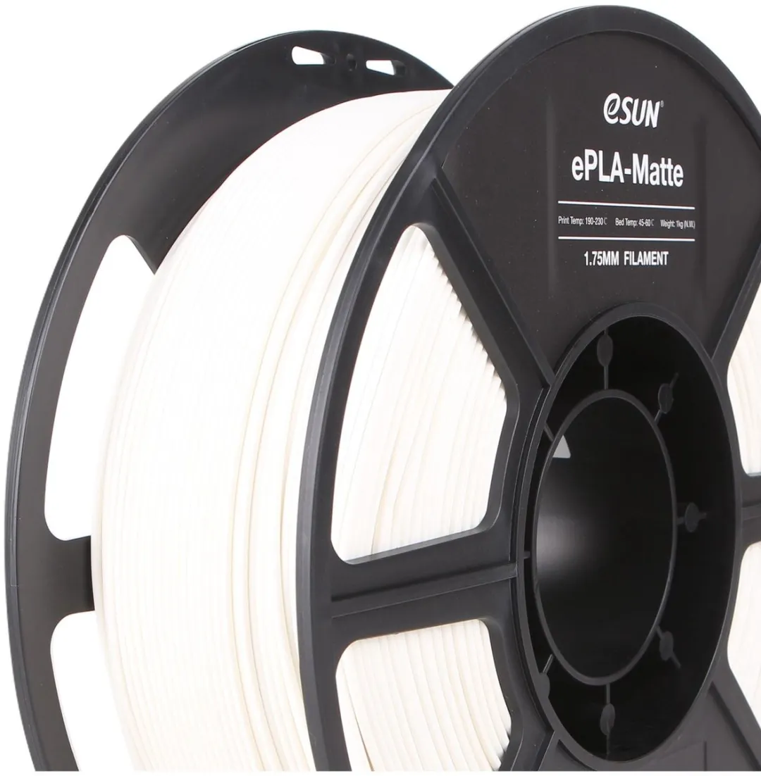 ESUN ePLA-Matte Melkwit 3D Printerfilament 1kg - 1.75mm