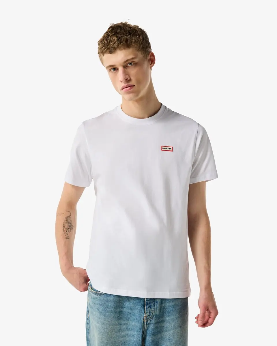 Hunter Red Label Essentials Logo T-shirt White