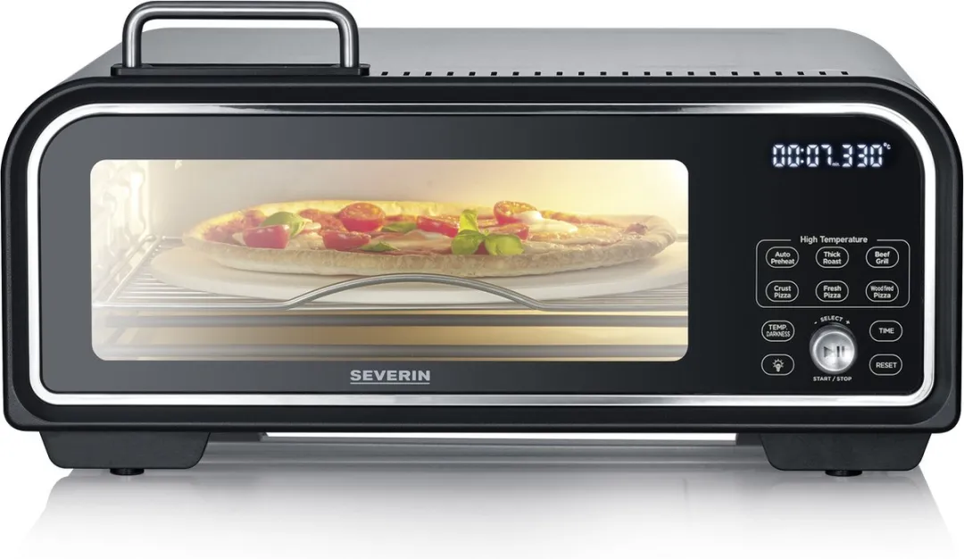 Severin PG Pizzaoven 8575000 - 2000W - 18L - Zwart