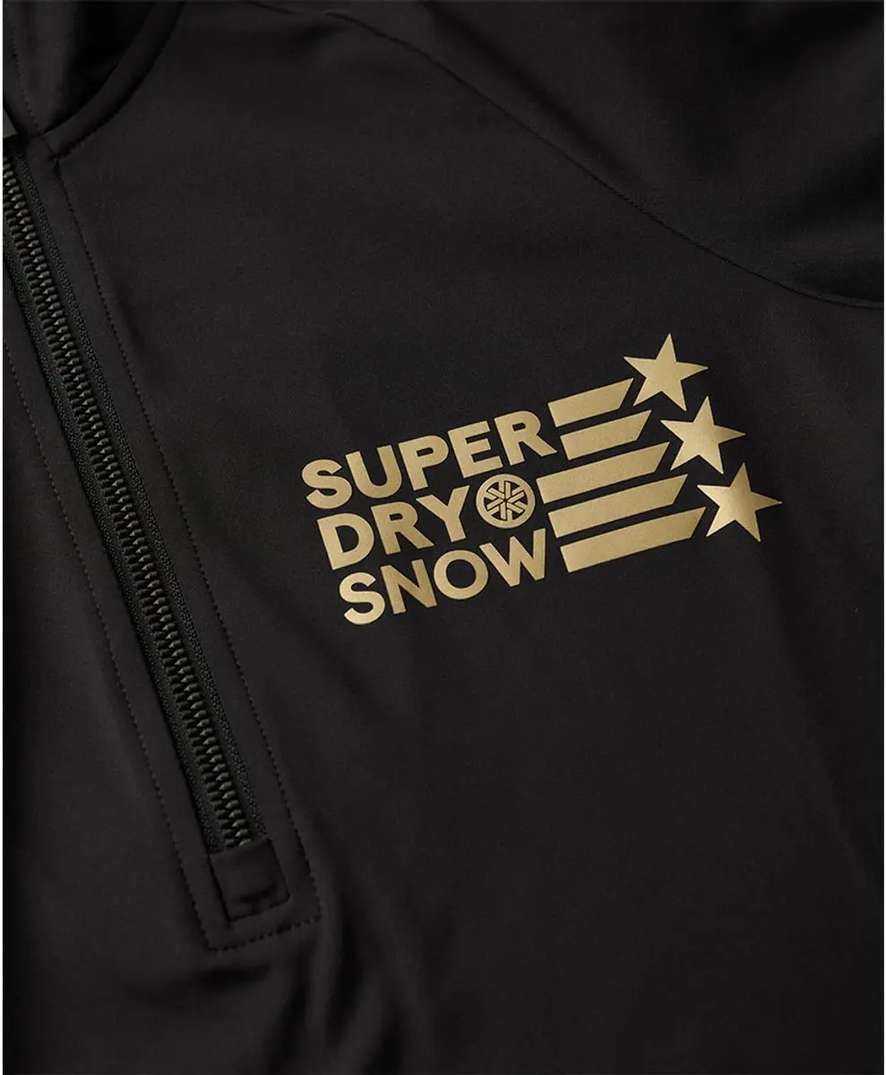 Superdry Logo Halfzip Sweatshirt Dames - Zwart - 2XS - afbeelding 5 van 6