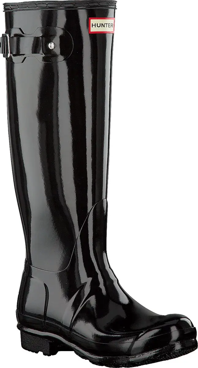 Hunter Original Tall Regenlaarzen Dames - Glanzend Zwart - afbeelding 6 van 6