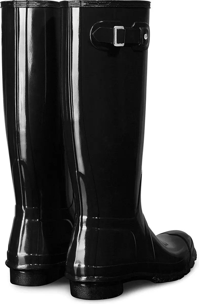 Hunter Original Tall Regenlaarzen Dames - Glanzend Zwart - afbeelding 3 van 6
