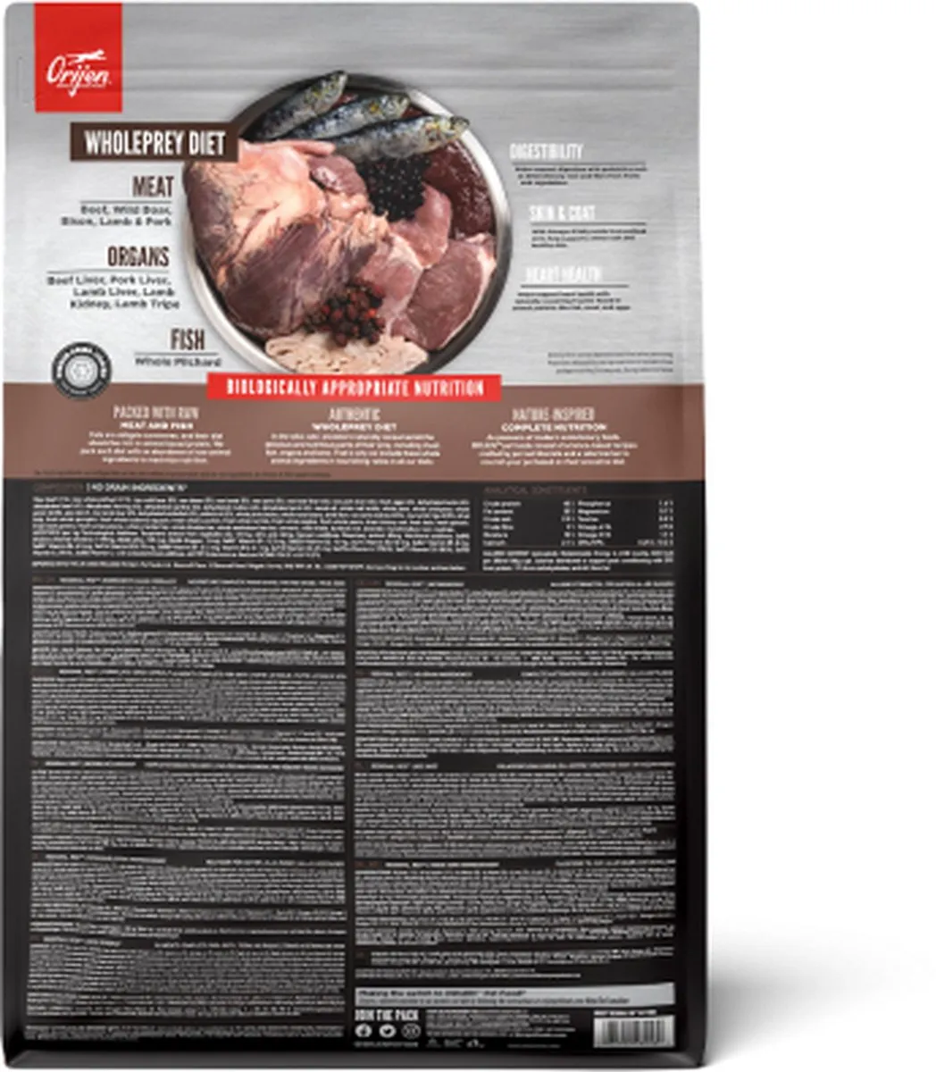 Orijen Whole Prey Regional Red Kattenvoer 340g - afbeelding 6 van 6