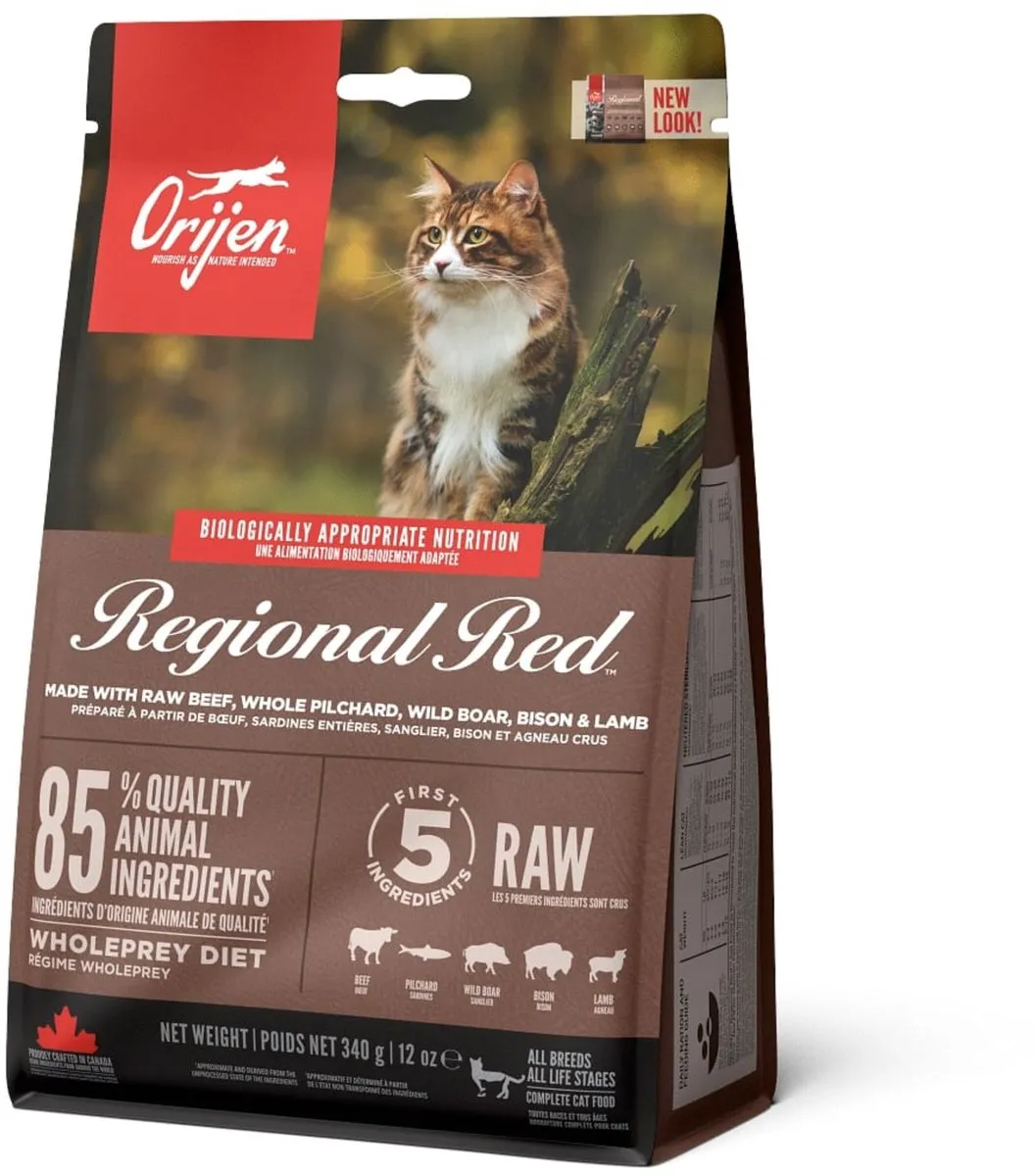 Orijen Whole Prey Regional Red Kattenvoer 340g