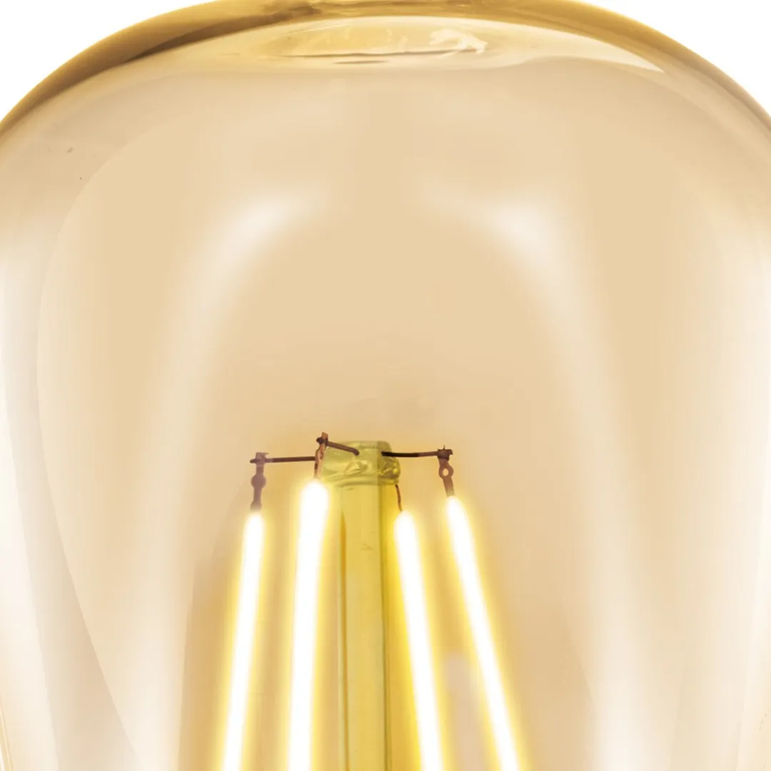 EGLO connect.z Smart LED Lamp E27 - 4,9W - 2200K - Goud - Zigbee