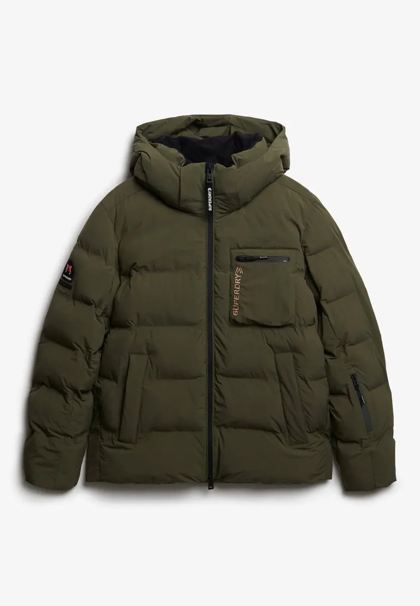 Superdry Ski Sports Jas - Washed Khaki - L - afbeelding 4 van 6