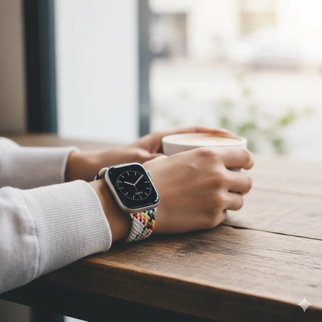 NUVEX Horlogeband Apple Watch 38-42mm - Regenboog Multicolor
