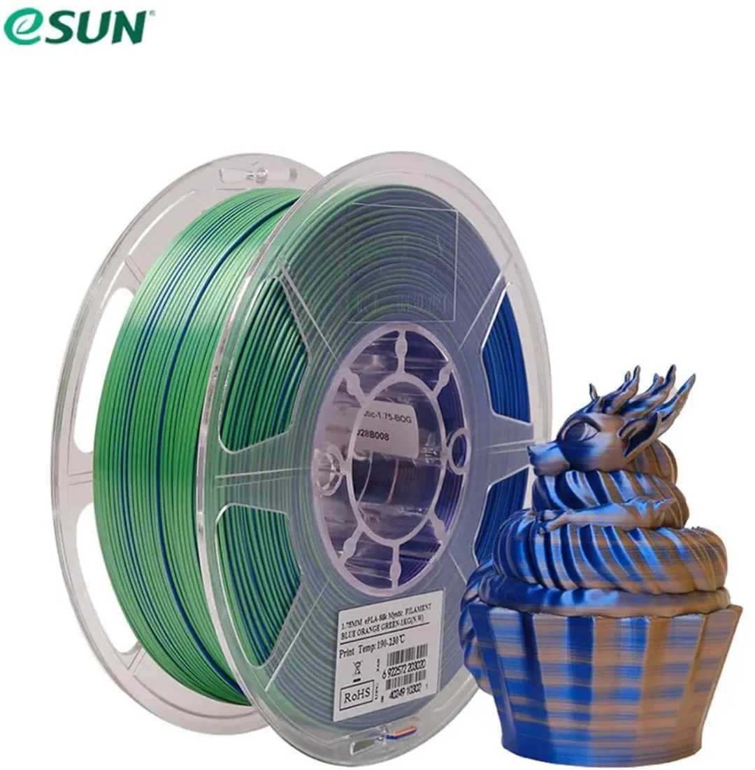 ESUN ePLA-Silk Mystic Blauw Oranje Groen 1kg