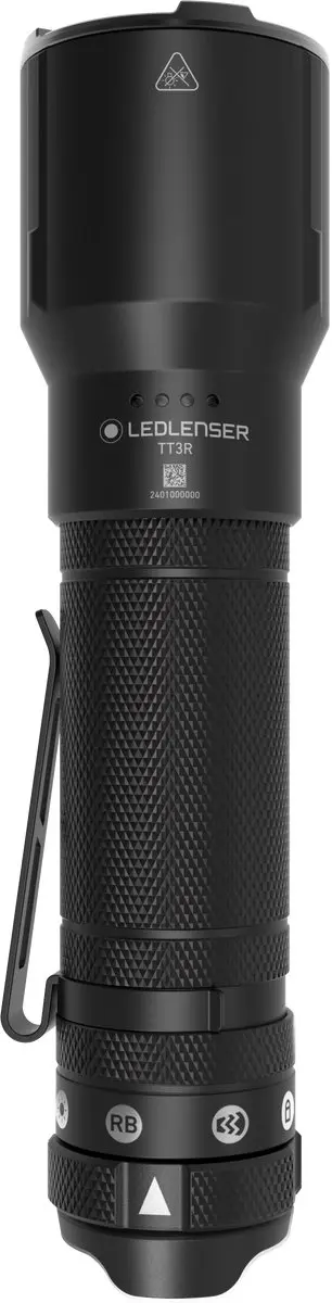 Ledlenser TT3R 503187 Tactische Zaklamp - Zwart - afbeelding 2 van 6