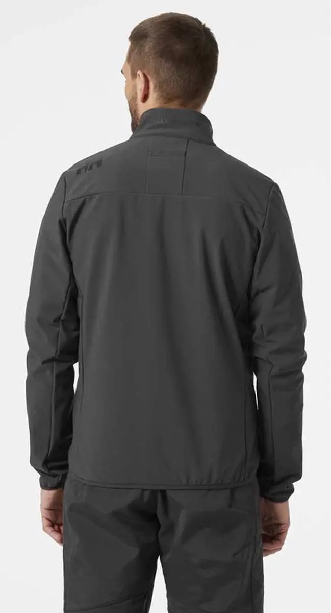 Helly Hansen Crew Softshell 2.0 Jas - Grijs - M - afbeelding 5 van 6