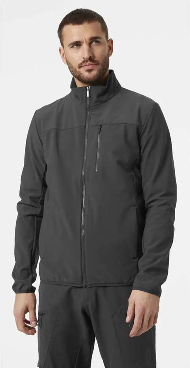 Helly Hansen Crew Softshell 2.0 Jas - Grijs - M - afbeelding 4 van 6