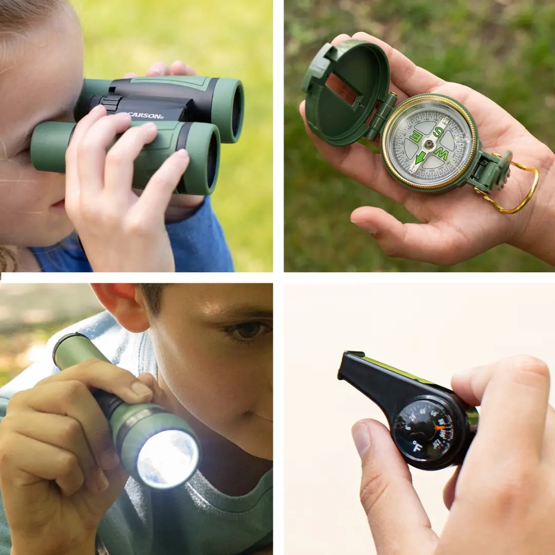 Carson Optical AdventurePak HU-401 Verrekijker 5x30 - Camouflagegroen - afbeelding 6 van 6