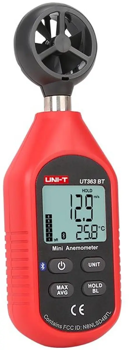 UNI-T UT363BT Anemometer - Bluetooth - 0~30m/s - afbeelding 5 van 6
