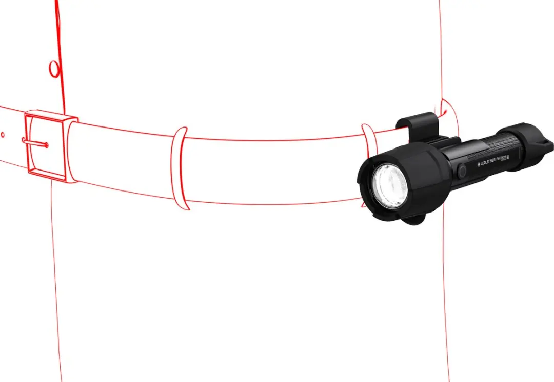 Ledlenser P6R Work Zaklamp 850 lumen - Zwart - afbeelding 5 van 6