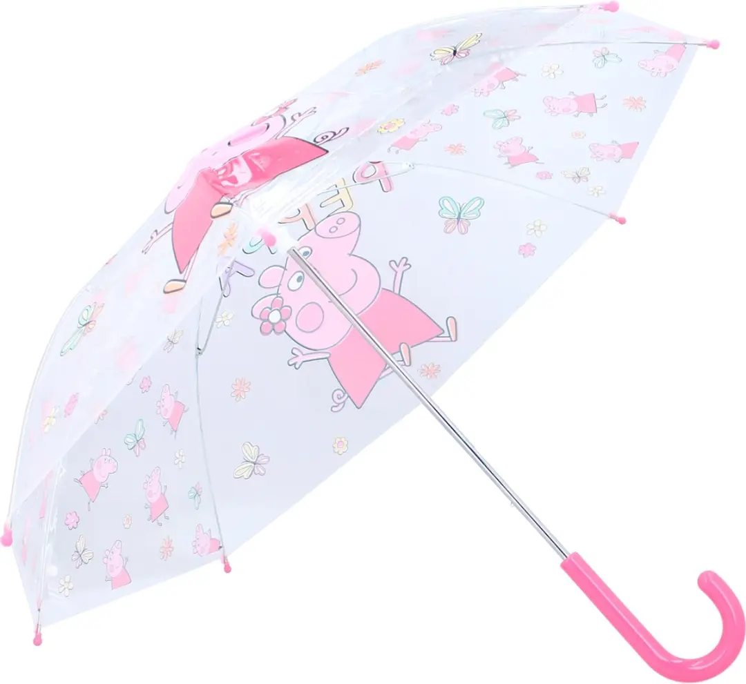 Peppa Pig Rainy Days Kinderparaplu - Transparant - afbeelding 5 van 5