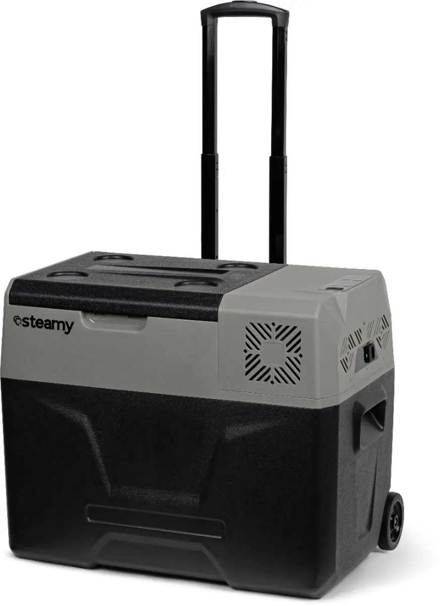 Steamy-E Single Zone Elektrische Compressor Koelbox Op Wielen
