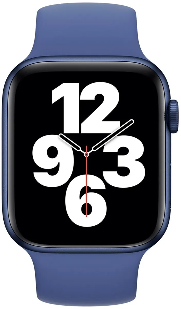 Apple Siliconen Solobandje Apple Watch - 38-42mm - Toma Blue