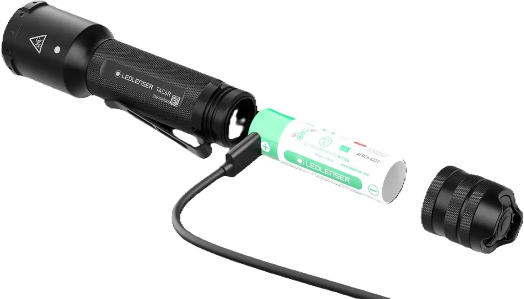 Ledlenser TAC6R 503052 tactische zaklamp - 2.000 lumen - Zwart - afbeelding 2 van 6