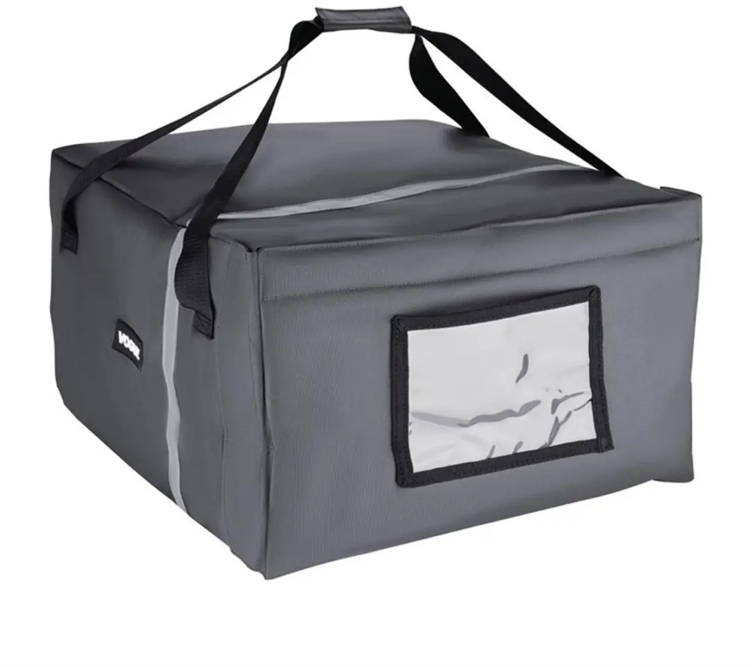 Vogue Geïsoleerde Pizza Bezorgtas Grijs 495x495x320mm
