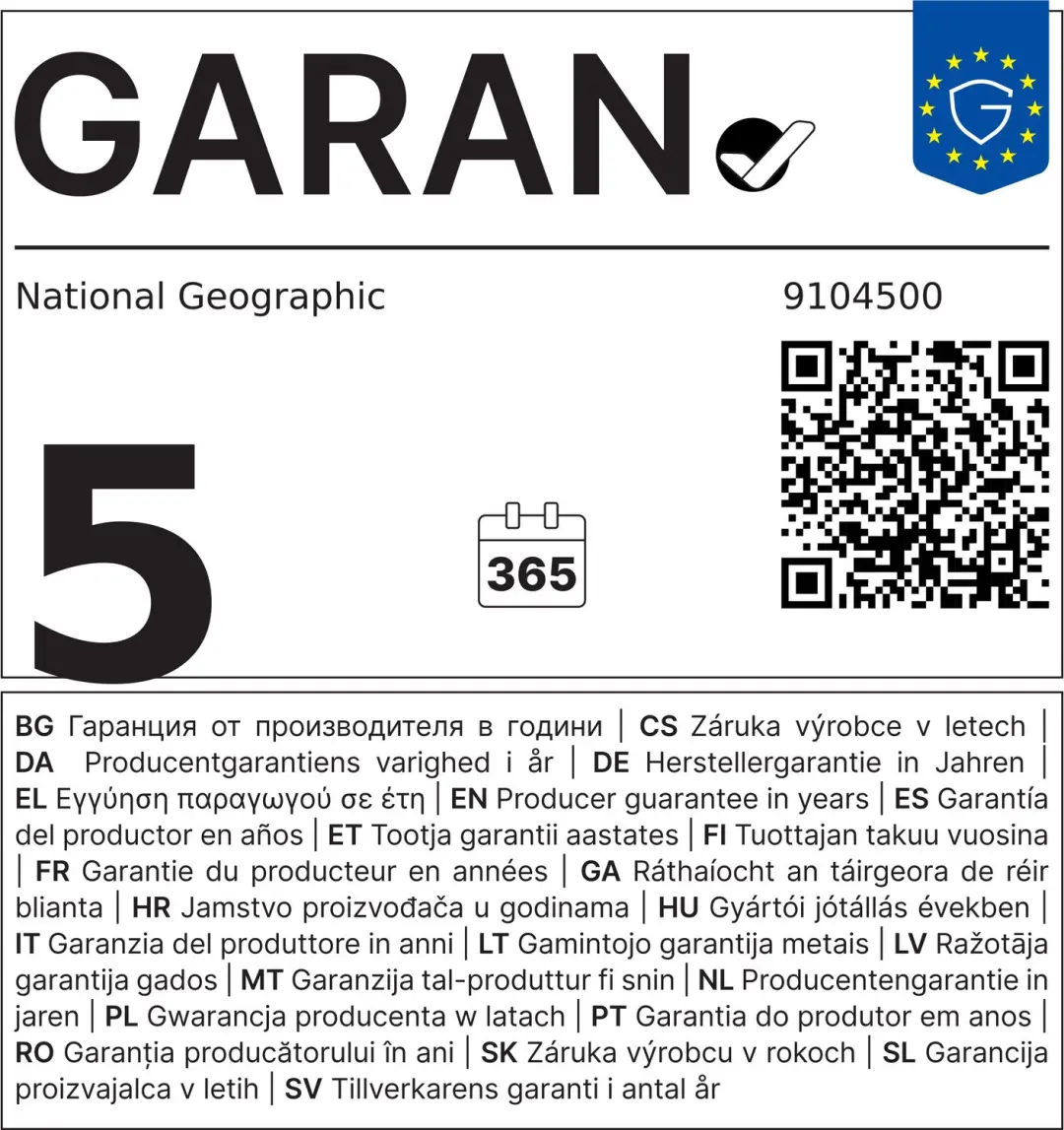 National Geographic Verrekijker 3x30 - Zwart/Geel - afbeelding 3 van 6